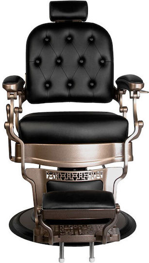 Barber Equipment Καρέκλα Barbier Schwarz mit verstellbarer Höhe
