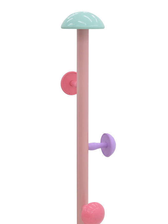 Pakketo Metallic Coat Rack Pink Mush 30x30x168cm