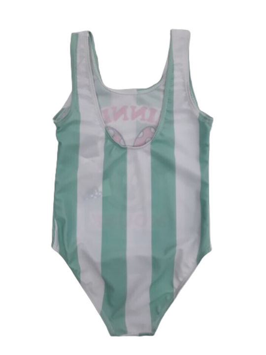Kinder-Badebekleidung Einteilig Mint White