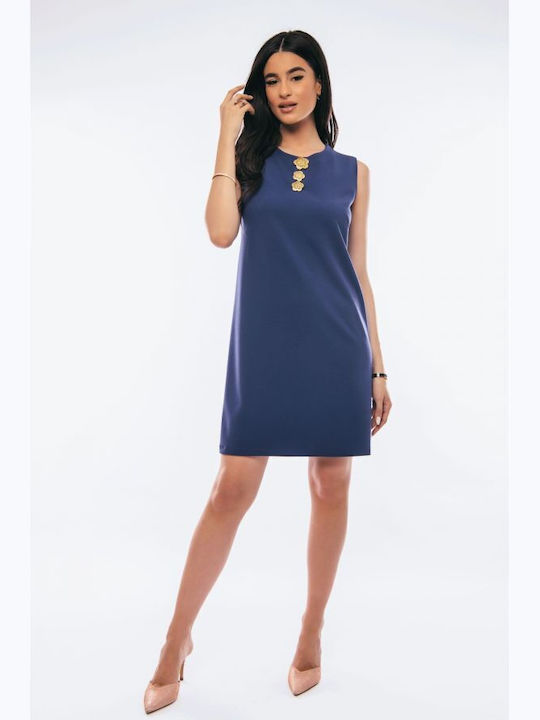 Summer Mini Evening Dress Blue