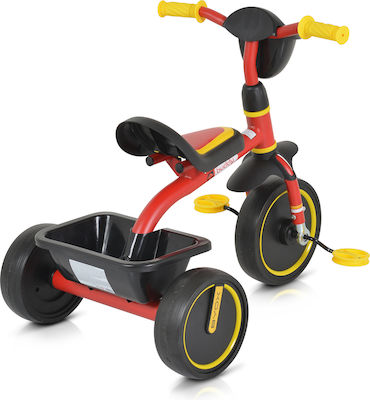 Byox Buddy Kids Tricycle with Storage Basket for 3+ Years Red