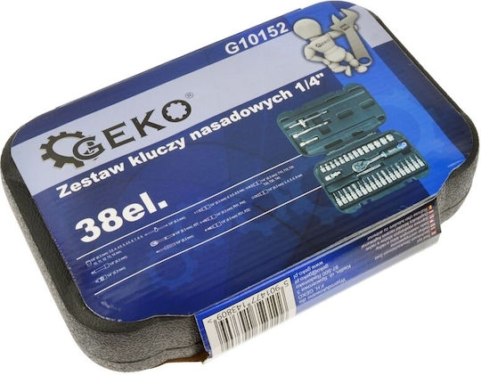 Geko Καστάνια με Καρυδάκια 1\4" 38τμχ