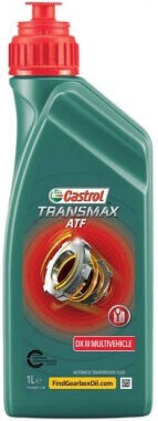 Castrol Transmax Atf Dx Iii Βαλβολίνη Αυτοκινήτου για Αυτόματο Κιβώτιο Ταχυτήτων & Υδραυλικό Τιμόνι 1lt