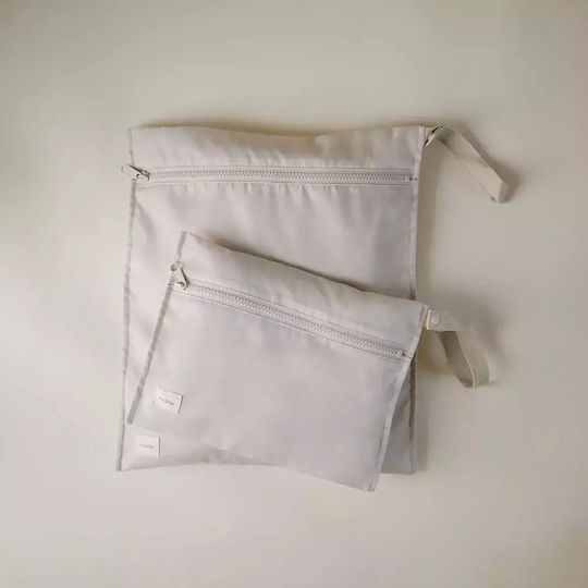 Mushie Αδιάβροχο Τσαντάκι Wet Bag 2τμχ Fog