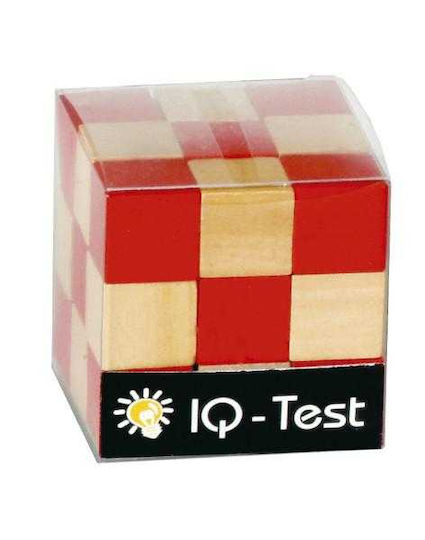 Roter Schlangenwürfel 3D Logik-Puzzlespiel