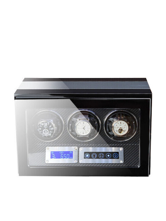 Cutie Intors Ceasuri Automatice Iuni Luxury Watch Winder 3 Carbon Translation Iuni Automatic Watch Winder Box Luxury Watch Winder 3 Carbon