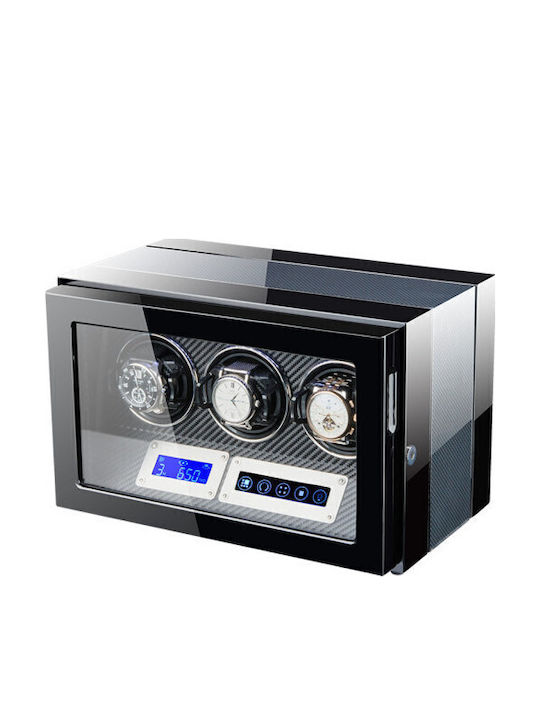 Cutie Intors Ceasuri Automatice Iuni Luxury Watch Winder 3 Carbon Translation Iuni Automatic Watch Winder Box Luxury Watch Winder 3 Carbon