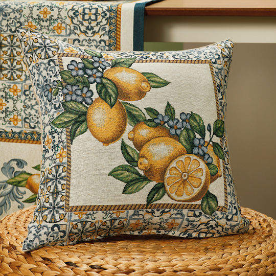 Whitegg Whitegg Blue Decorative Pillow Case 45x45cm