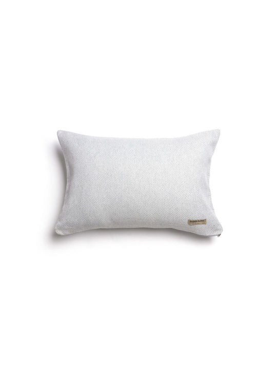 Aslanis Home Decorative Pillow Case Atheras from 100% Cotton Gray 60x60cm.