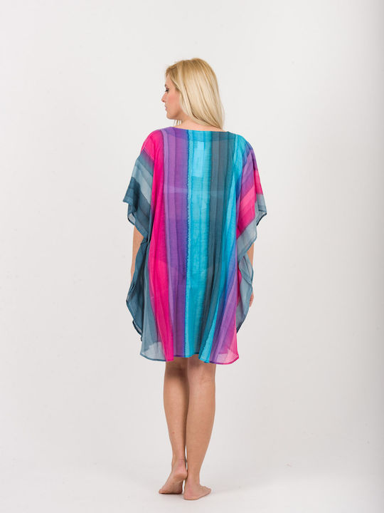 Rima Beachwear Damen Kaftan Strand Türkis