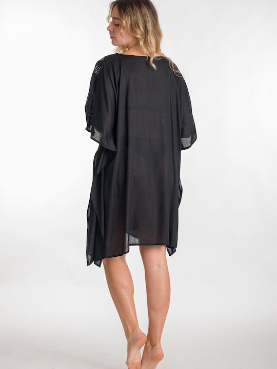 Rima Beachwear Feminin Caftan de Plajă Negru