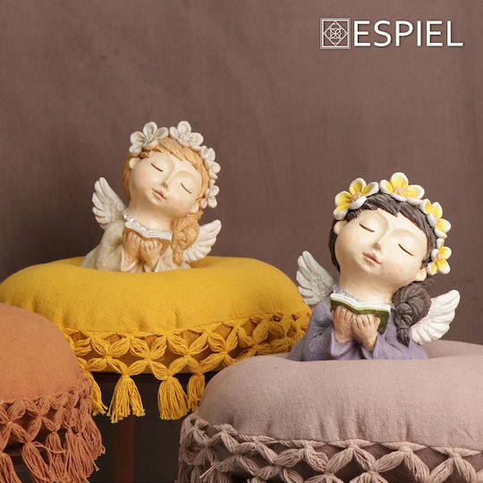 Espiel Zierkissen Gelb 46x46cm