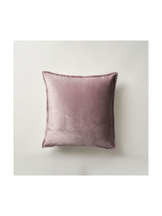 Gofis Home Decorative Pillow Case Winter 710/19 in Velvet Mauve Grey 43x43cm