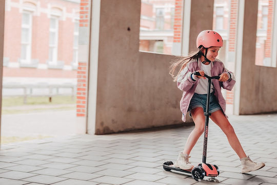 Scoot & Ride Kids Scooter Highwaykick 5 LED 3-Wheel for 5+ Years Orange