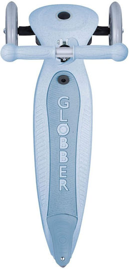 Globber Παιδικό Πατίνι Αναδιπλούμενο GoUp Foldable Plus Τρίτροχο με Κάθισμα για 15 Μηνών Γαλάζιο