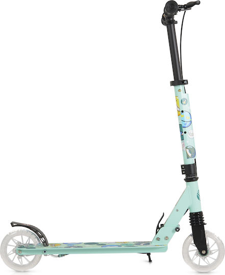 Byox Kids Scooter Foldable Snazzy 2-Wheel for 8+ Years Green