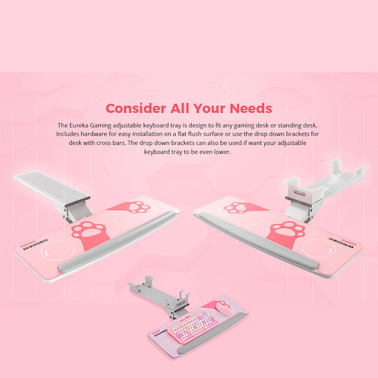 Eureka Ergonomic Desk Mounted Keyboard Stand 22.02.0004
