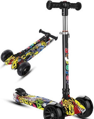 Kids Scooter Foldable 3-Wheel for 3+ Years Multicolour