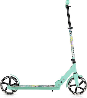 Byox Kids Scooter Foldable 2-Wheel for 6+ Years Green