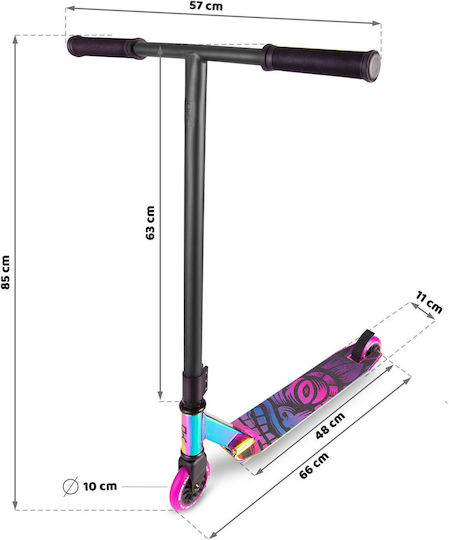 Soke Kinderroller Evo Street 2-Rad Schwarz