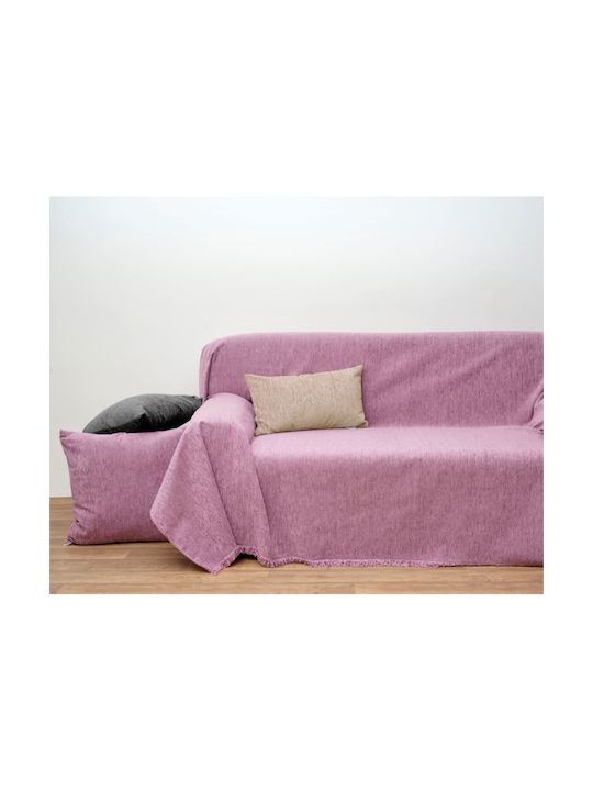 Anna Riska Διακοσμητική Μαξιλαροθήκη 1300 Lilac Ζεύγος 2τμχ 42x42εκ.
