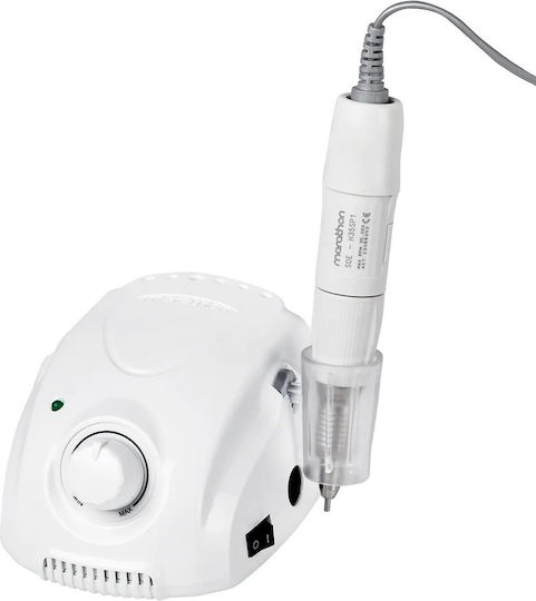 Marathon Champion Nail Drill Power 45W White with Pedal with 35000 Rotations per Minute