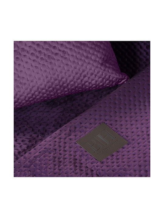 Beauty Home Dekorativer Kissenbezug 8352 purple 42x42cm.