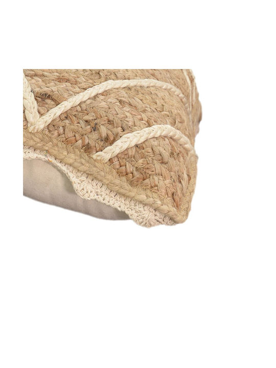 Inart Perna De Canapea Teddiens Natural 45x45cm