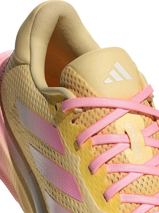 Supernova Stride Sport Shoes Running Almost Yellow / Zero Metalic / Pink Spark