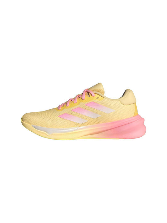 Supernova Stride Sport Shoes Running Almost Yellow / Zero Metalic / Pink Spark