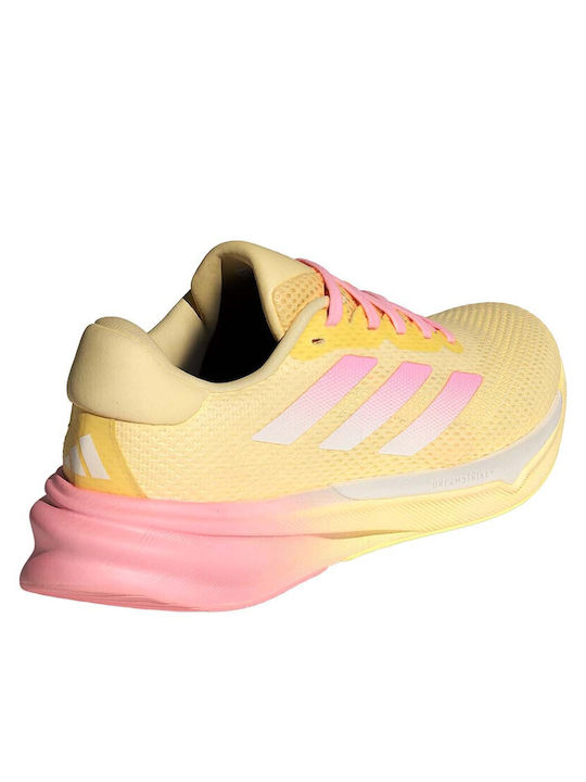 Supernova Stride Sport Shoes Running Almost Yellow / Zero Metalic / Pink Spark