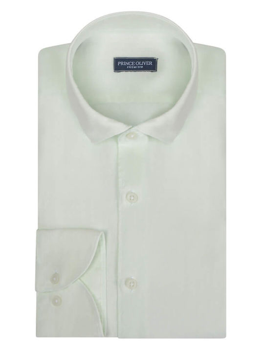 Prince Oliver Men's Shirt Linen Turquoise