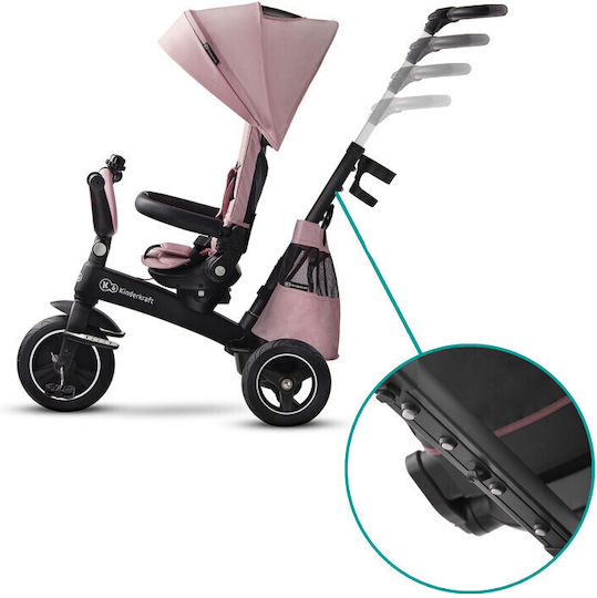 Kinderkraft Easytwist Wandelbar mit Elterngriff 5 in 1 für 9 Monate Rosa