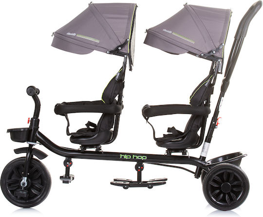 Chipolino Hip Hop Twin Wandelbar mit Elterngriff für 3+ Jahre Graphit