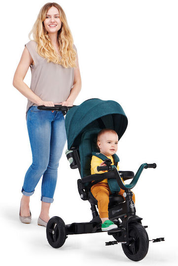 Kinderkraft Twipper Triciclete Pentru Copii Cu Mâner Pentru Părinți 5 În 1 Pentru 9 Luni Gri