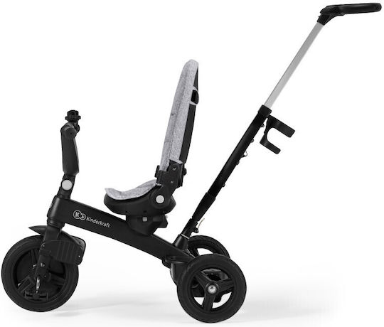 Kinderkraft Twipper Triciclete Pentru Copii Cu Mâner Pentru Părinți 5 În 1 Pentru 9 Luni Gri