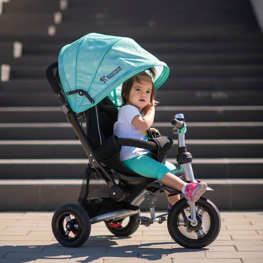 Lorelli Jet Air Kids Tricycles with Parental Handle for 1-3 Years Gray