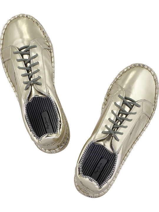 Pepe Jeans Andy Metal Adidași Aurii