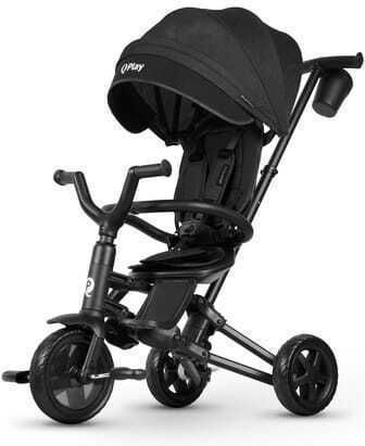Q Play Nova Niello Foldable and Convertible for 10 Months Black