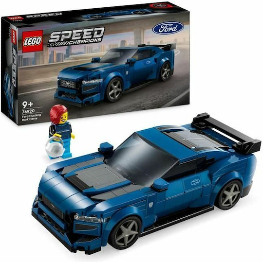 LEGO Speed Champions Ford Mustang Dark Horse за 9+ Години 344 Бройки