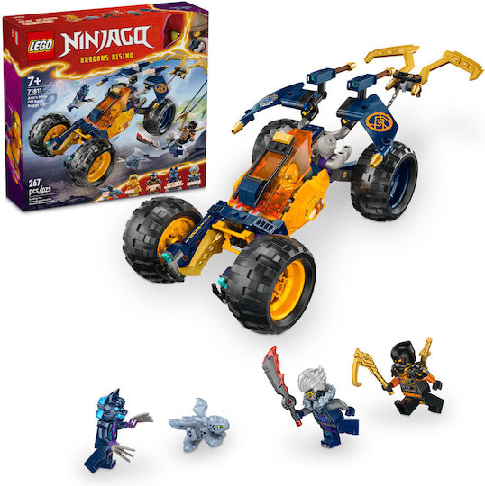 LEGO Ninjago Arin's Ninja Off-Road Buggy Car for Ages 7+ 267 Pieces