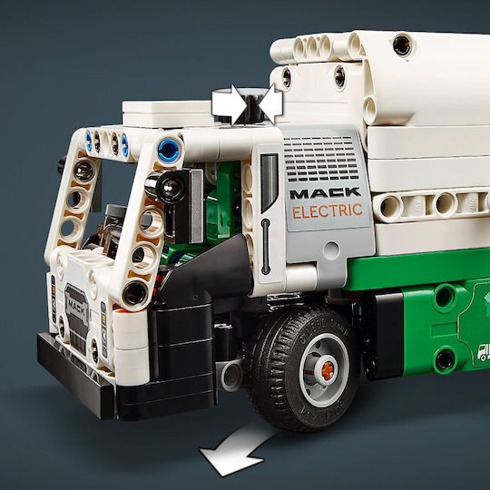 LEGO Technic Mack® Lr Camion de Gunoi Electric pentru 8+ Ani 503 Piese