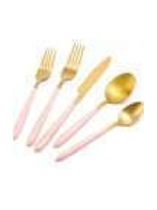 Pennie Spoon Set Stainless Pink 18cm 410070-04 100pcs