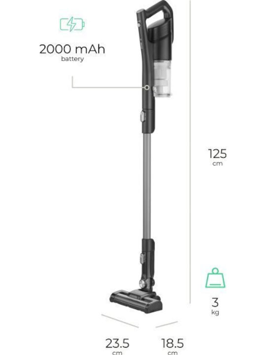 Siguro VT-Q80 Rechargeable Stick & Handheld Vacuum White