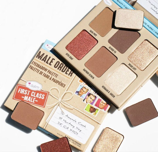 theBalm Male Order First Class Eye Shadow Palette with Pressed Powder Eye Shadows 10.5gr