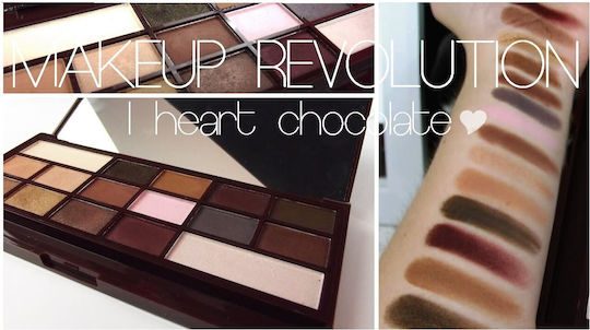 Revolution Beauty I Heart Chocolate Lidschattenpalette in fester Form Chocolate 22gr