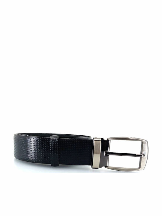 Herren Gürtel Leder Schwarz