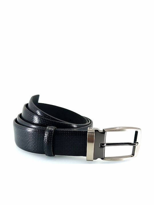 Herren Gürtel Leder Schwarz