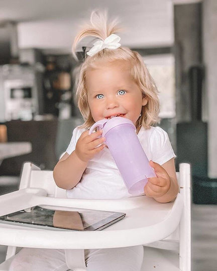 Twistshake Baby Cup Straw Cup made of Plastic Purple 360ml for 6m+m+