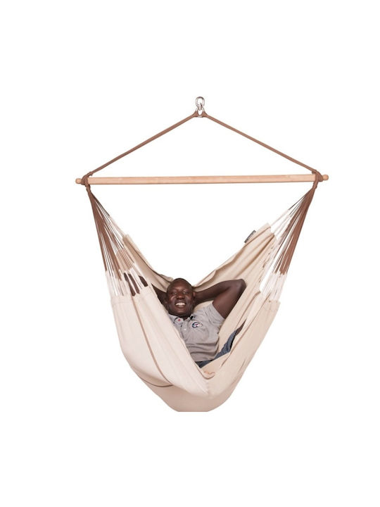 Showood Single Hammock Beige 210x140cm